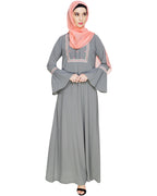 Boho Embroidered Abaya