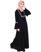 Boho Embroidered Abaya