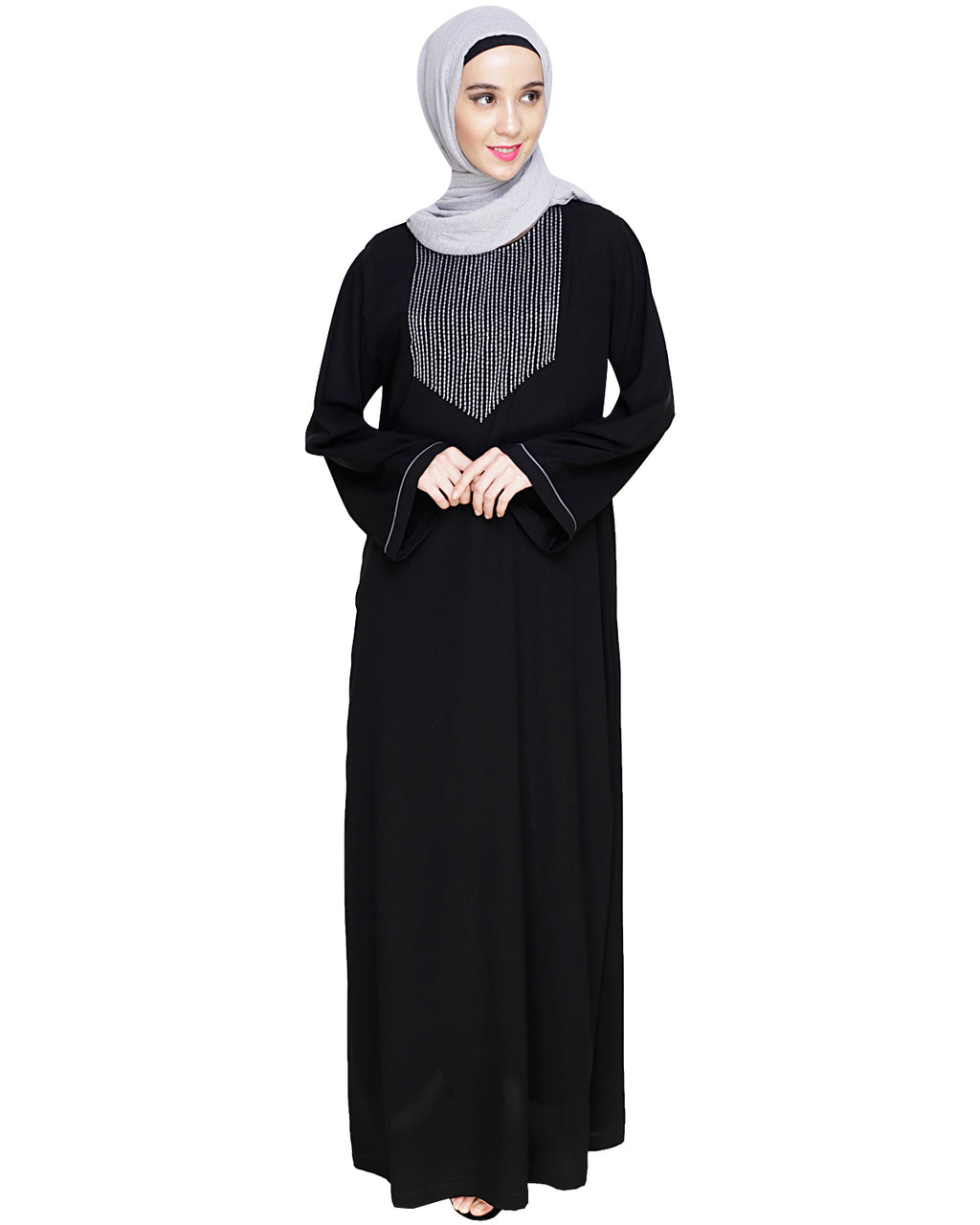 Whimsical Embroidered Dubai Style Abaya