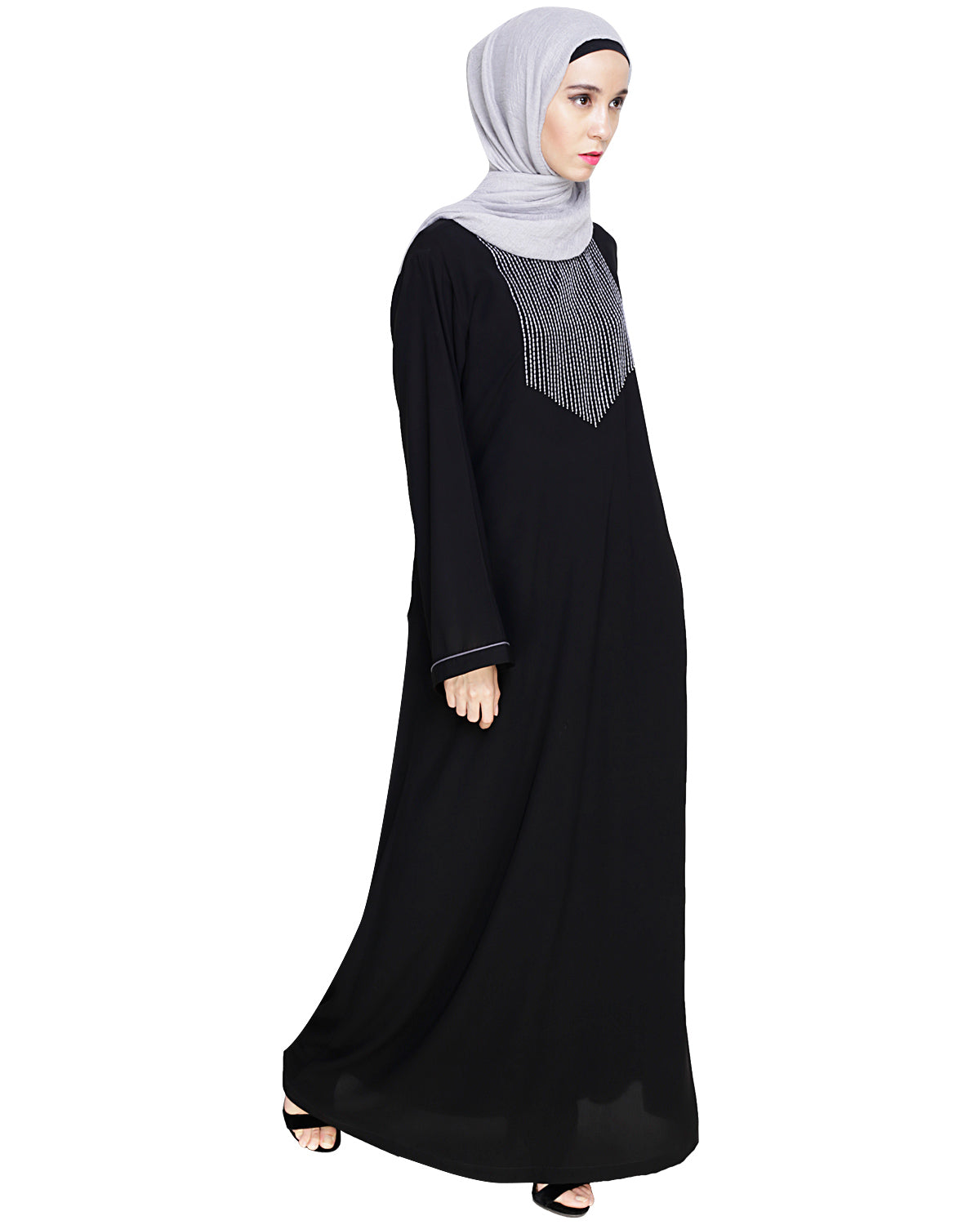 Whimsical Embroidered Dubai Style Abaya