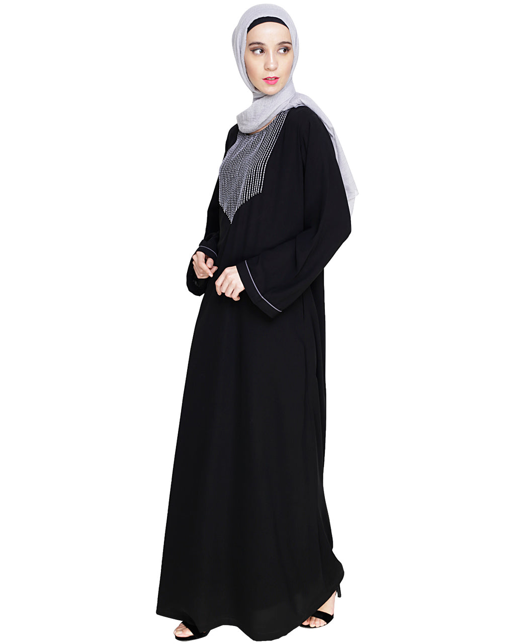 Whimsical Embroidered Dubai Style Abaya