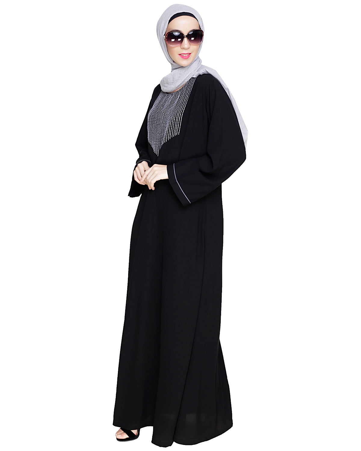 Whimsical Embroidered Dubai Style Abaya