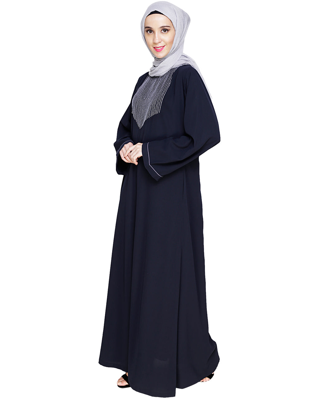 Whimsical Embroidered Dubai Style Abaya