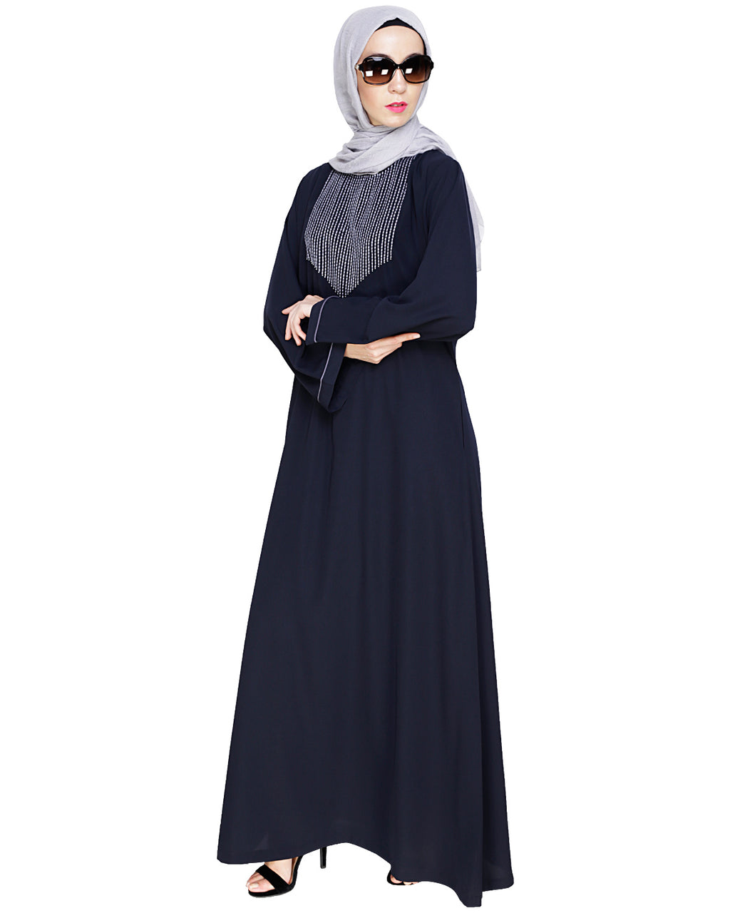 Whimsical Embroidered Dubai Style Abaya