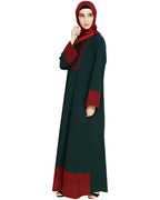 Embroidered Yoke Dubai Style Abaya