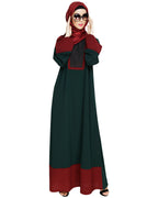 Embroidered Yoke Dubai Style Abaya