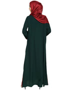 Embroidered Yoke Dubai Style Abaya