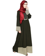 Embroidered Yoke Dubai Style Abaya
