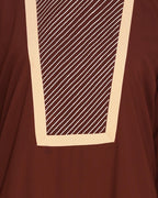 Embroidered Yoke Dubai Style Abaya