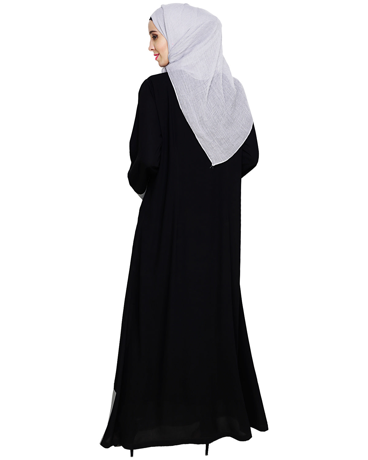 Embroidered Yoke Dubai Style Abaya