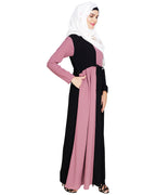 Colour Blocked Abaya