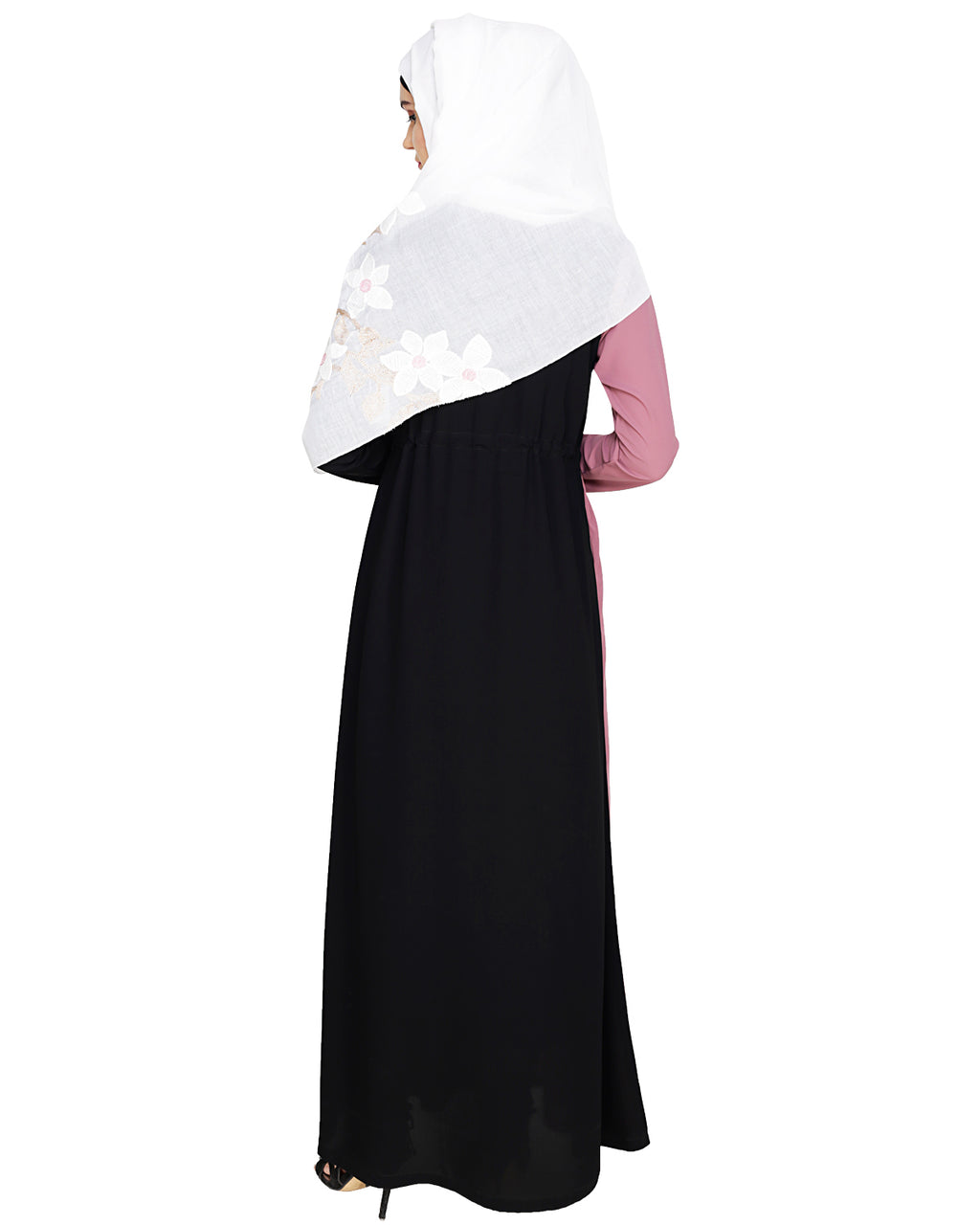 Colour Blocked Abaya