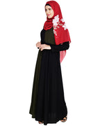 Colour Blocked Abaya