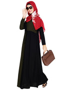 Colour Blocked Abaya