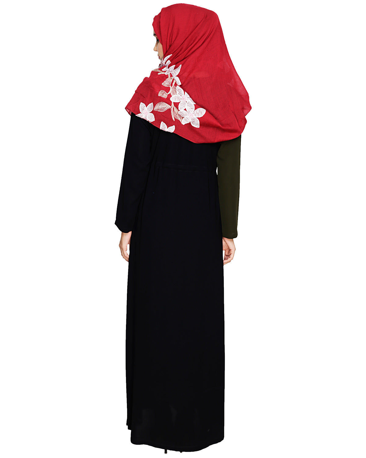 Colour Blocked Abaya
