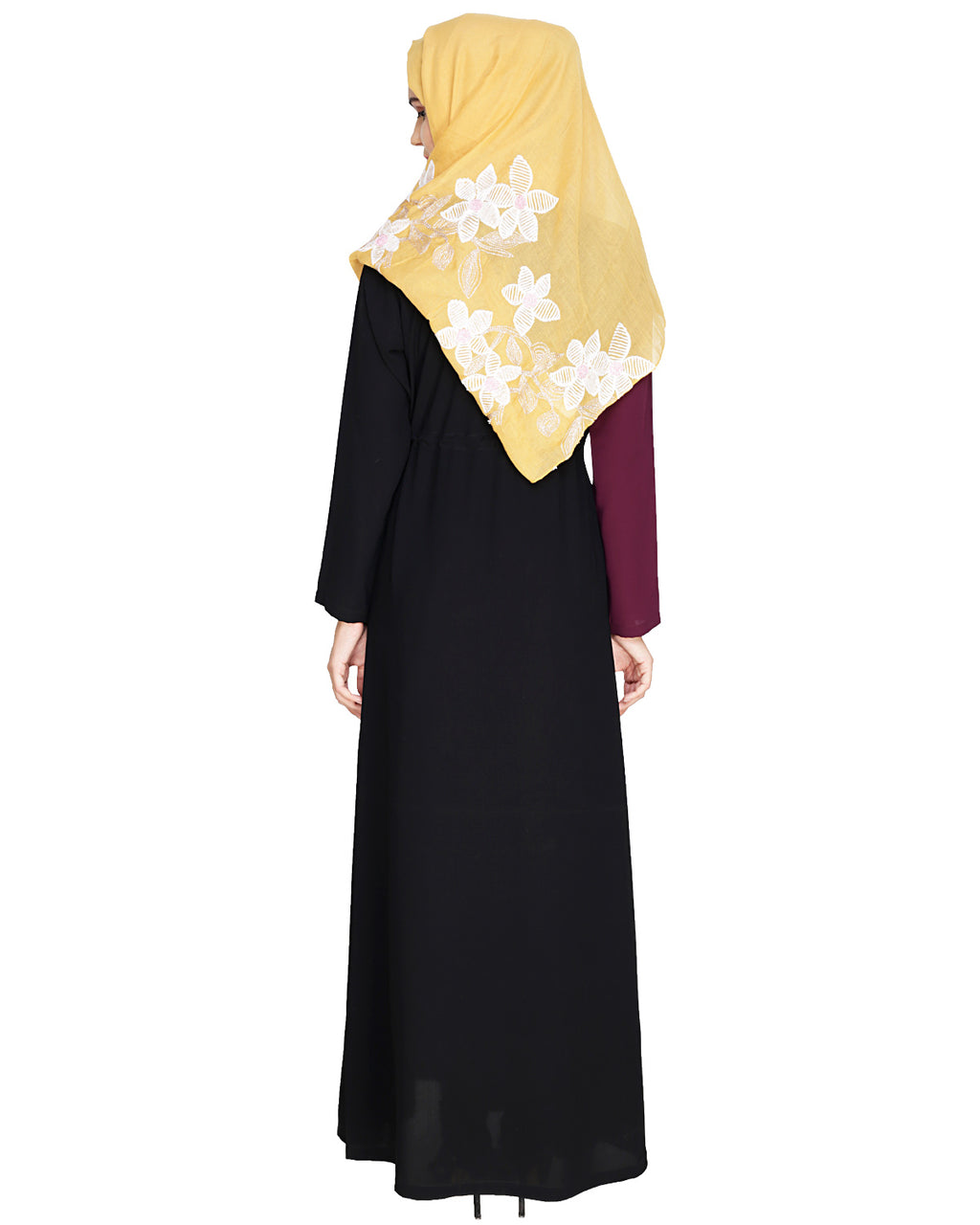 Colour Blocked Abaya