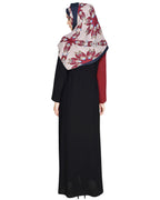 Colour Blocked Abaya