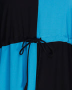 Colour Blocked Abaya