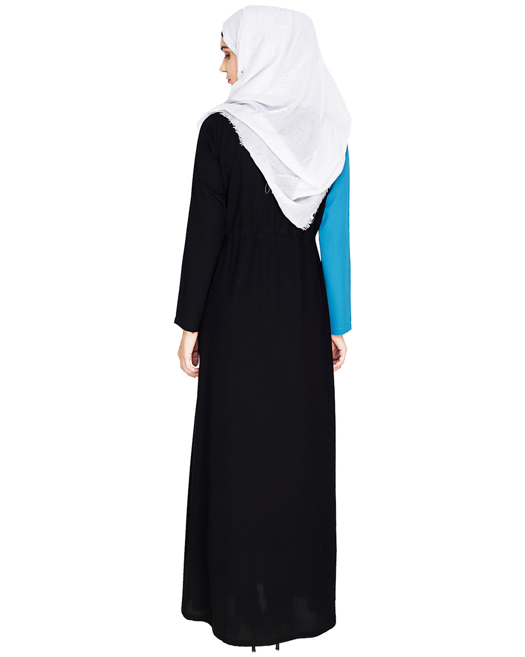Colour Blocked Abaya
