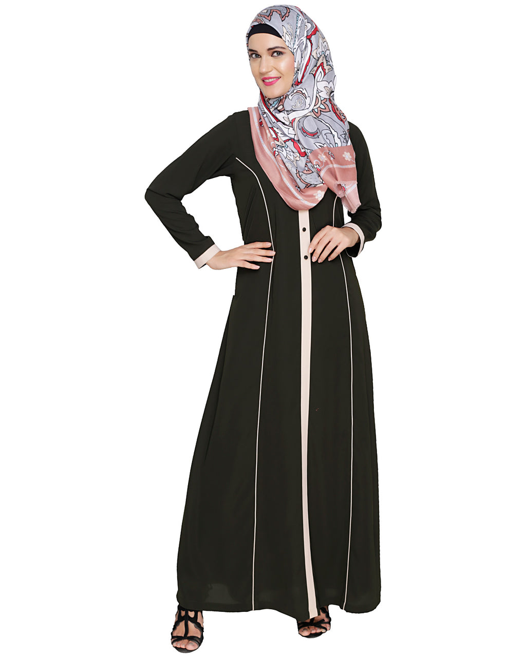 Stylish Panelled Abaya