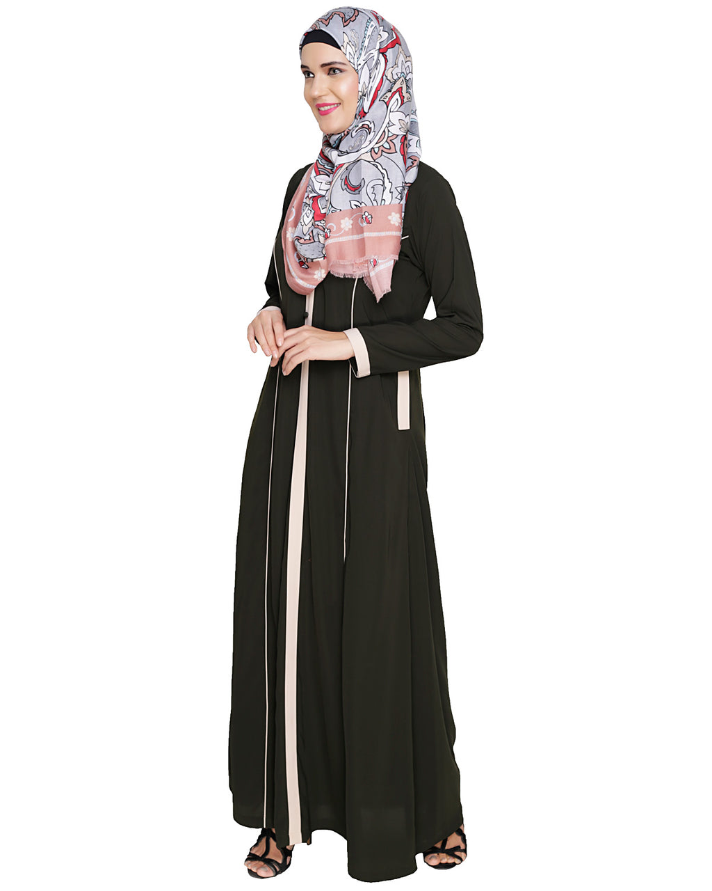 Stylish Panelled Abaya