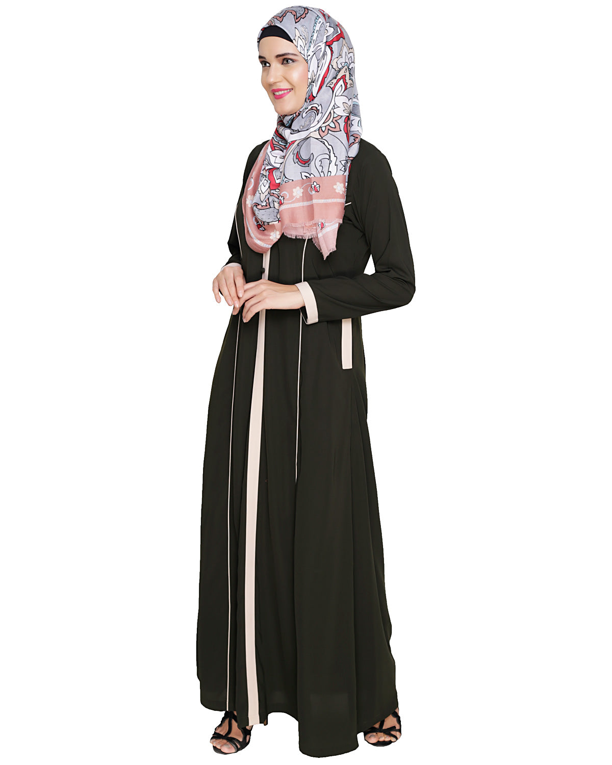 Stylish Panelled Abaya