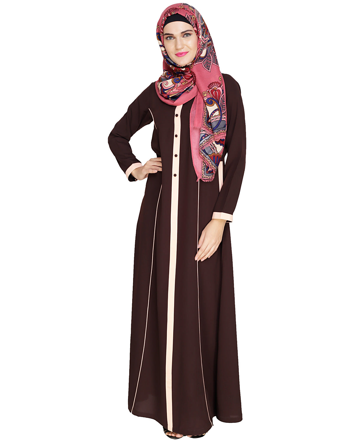 Stylish Panelled Abaya