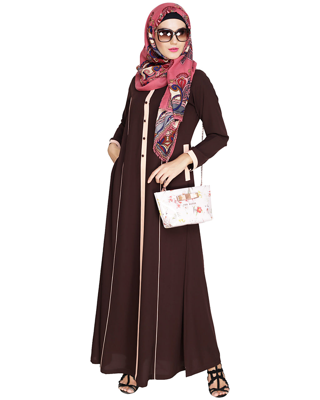 Stylish Panelled Abaya