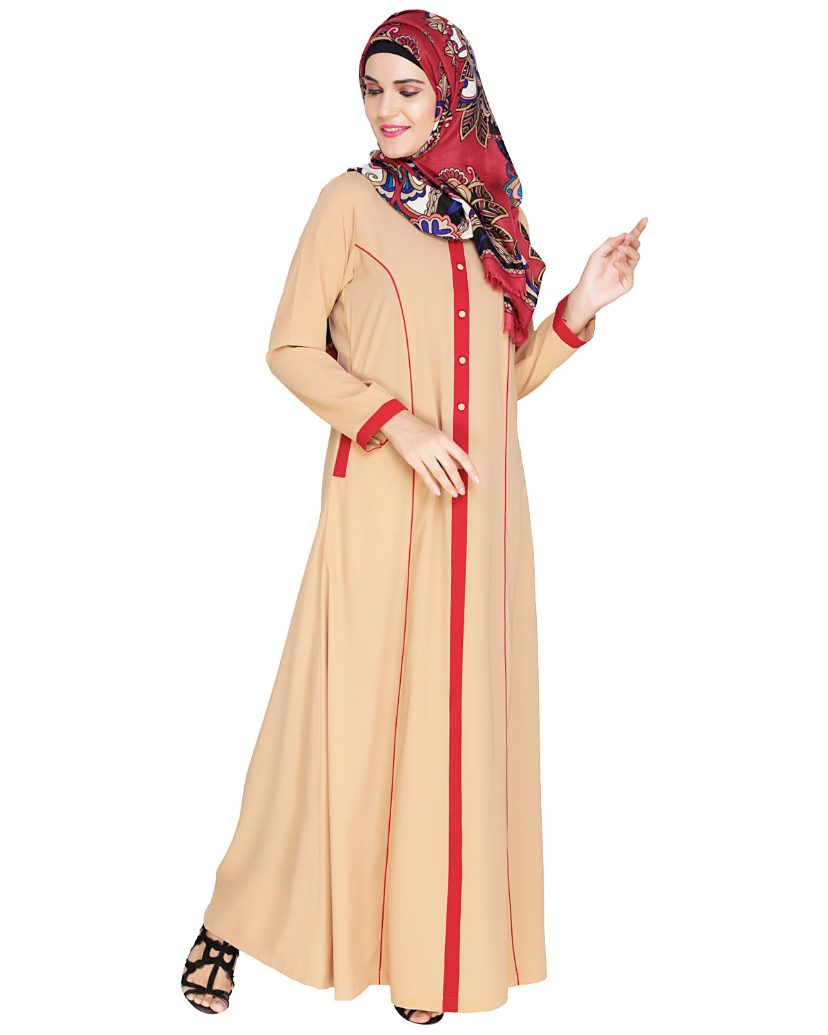Stylish Panelled Abaya