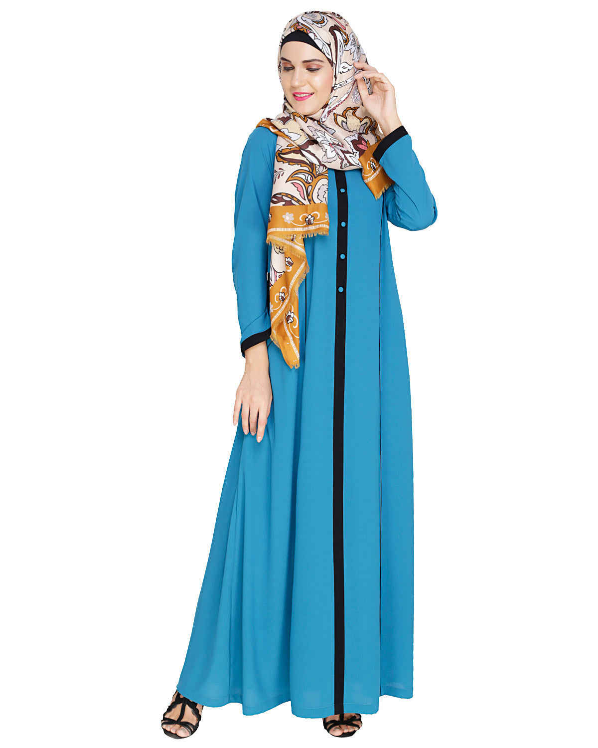 Stylish Panelled Abaya