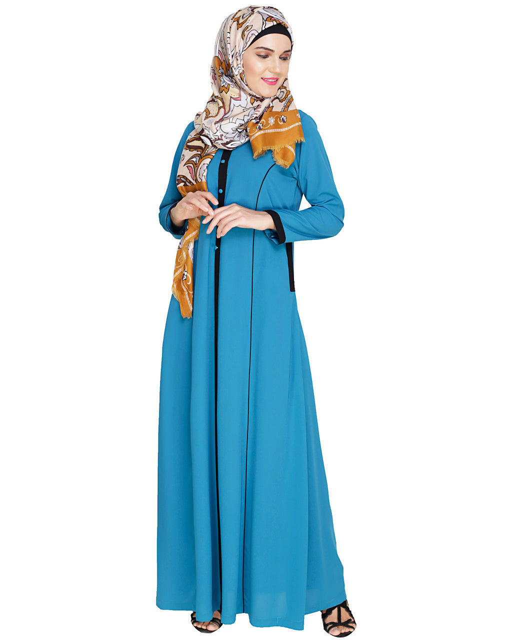 Stylish Panelled Abaya