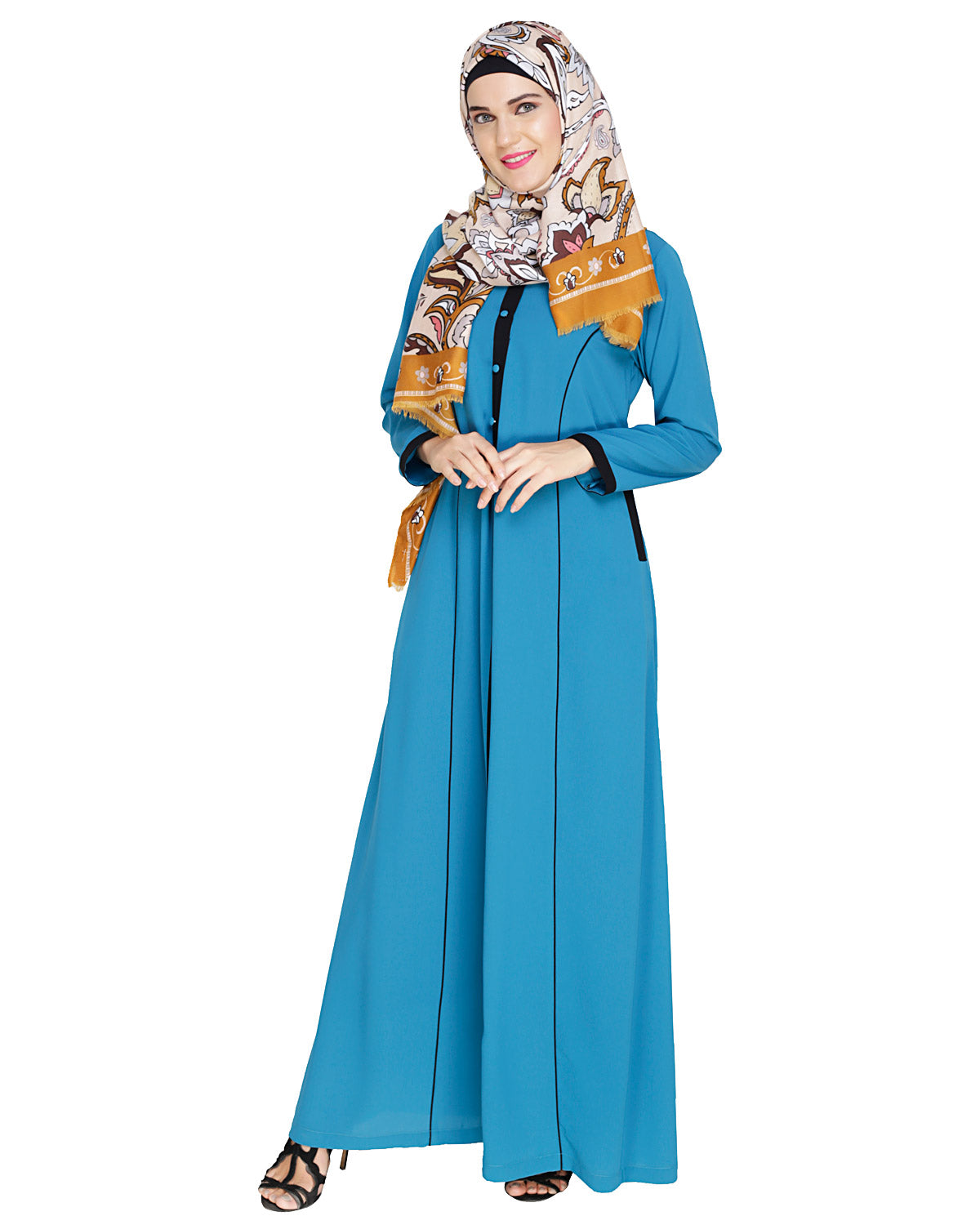 Stylish Panelled Abaya