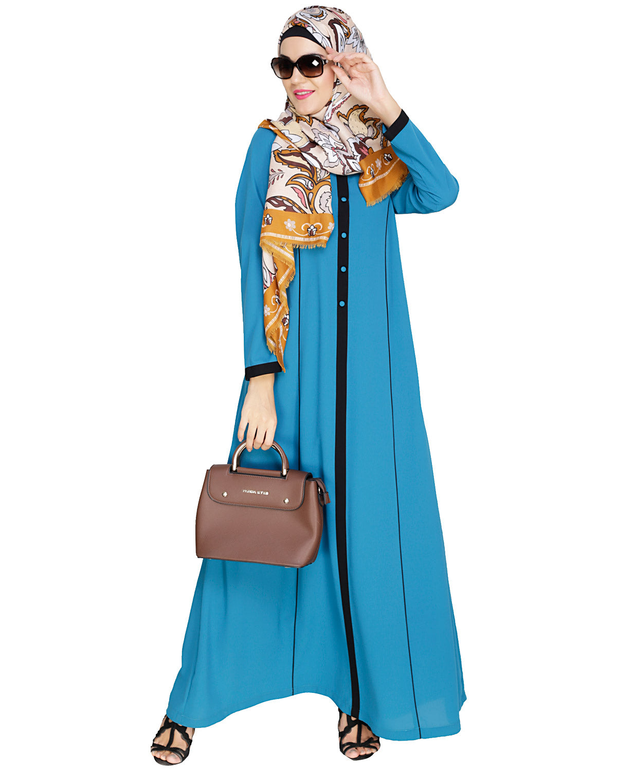 Stylish Panelled Abaya