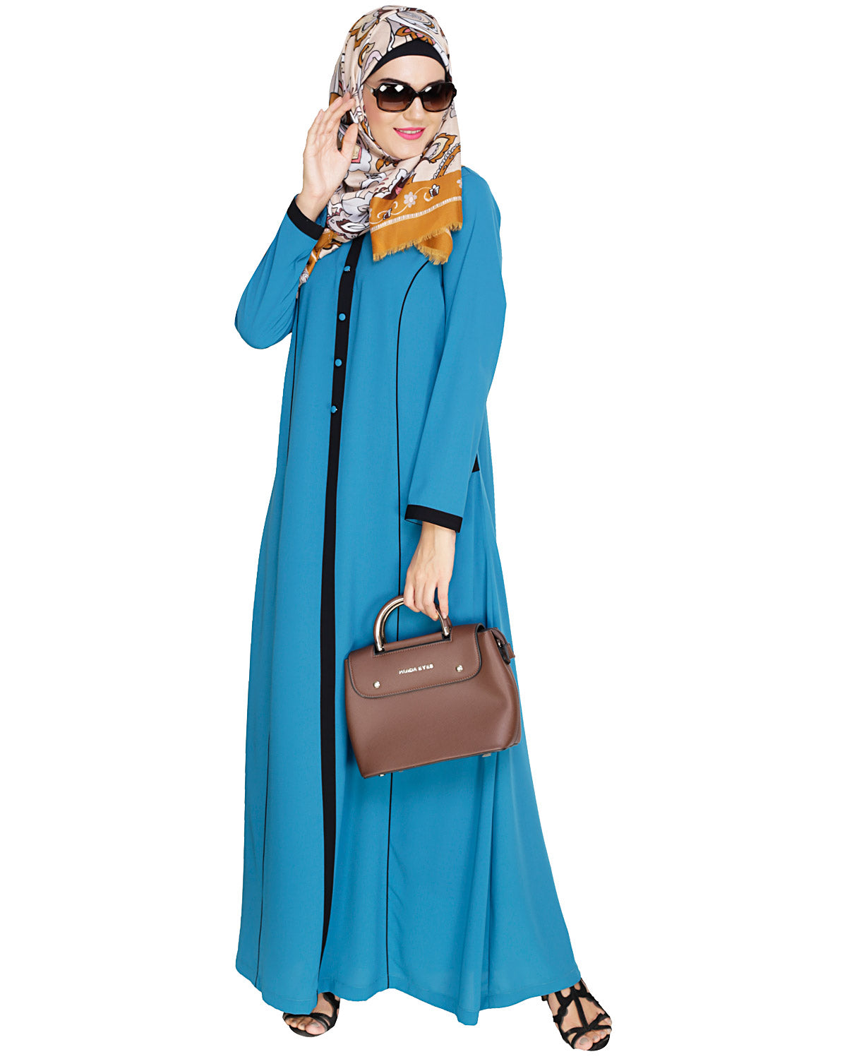 Stylish Panelled Abaya