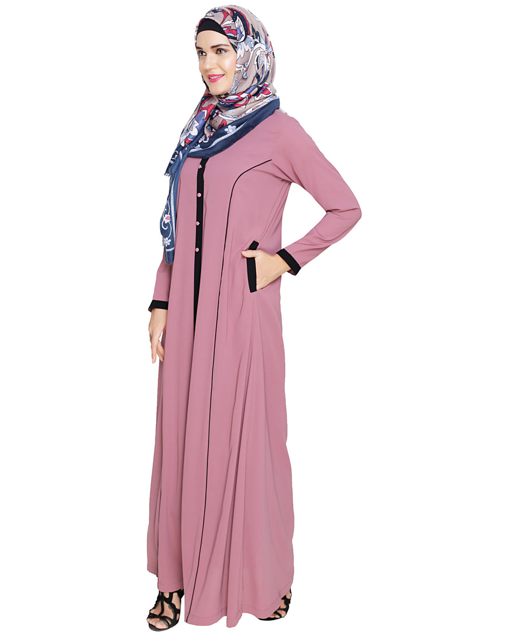 Stylish Panelled Abaya