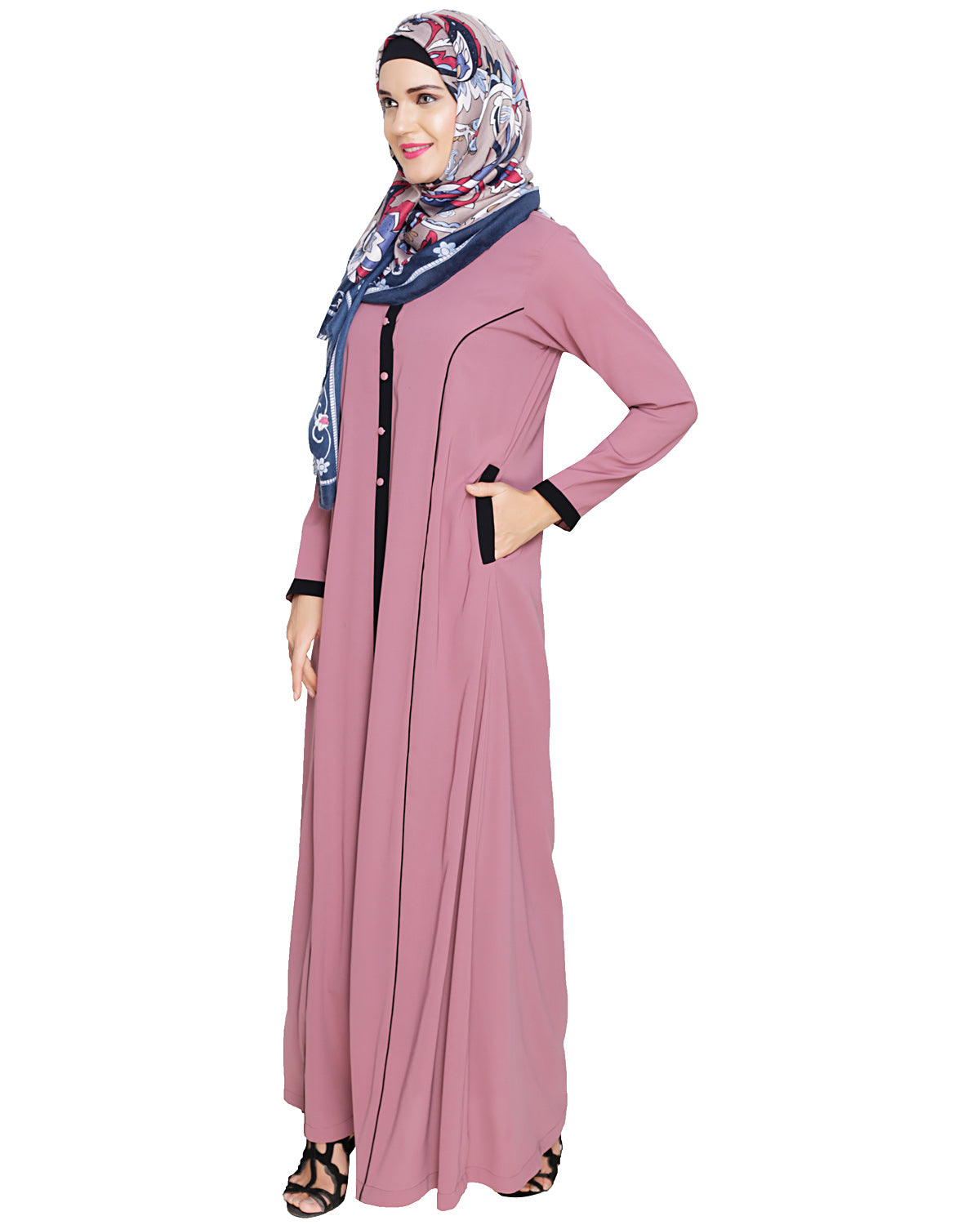 Stylish Panelled Abaya