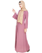Elegant Embroidered Abaya