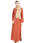 Elegant Embroidered Abaya