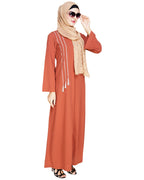Elegant Embroidered Abaya