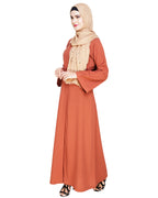 Elegant Embroidered Abaya