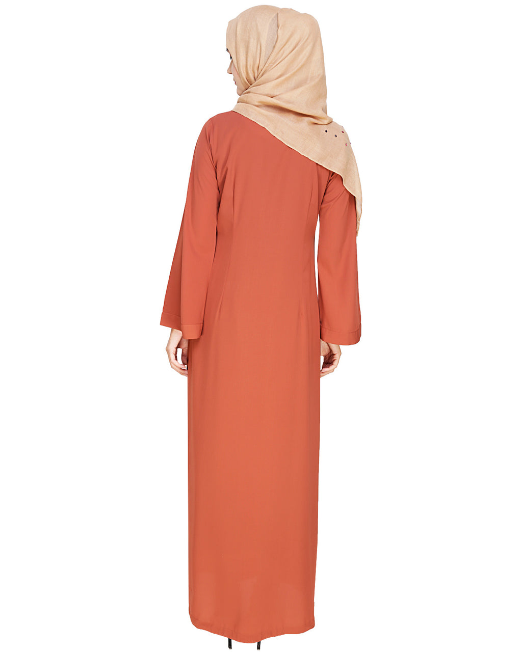 Elegant Embroidered Abaya