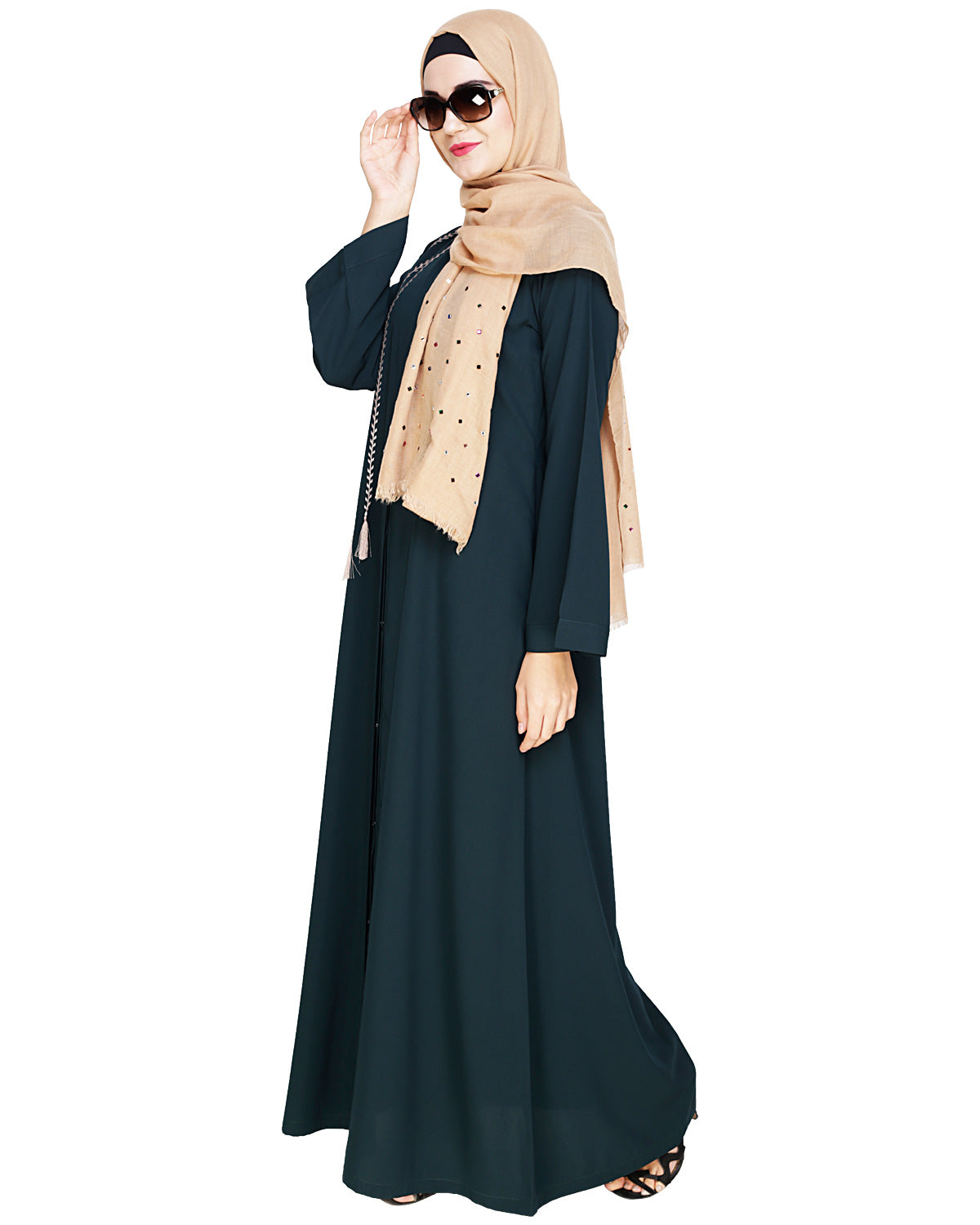 Elegant Embroidered Abaya