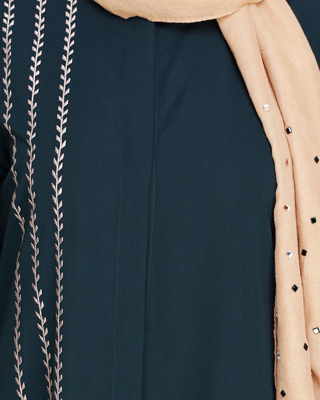 Elegant Embroidered Abaya