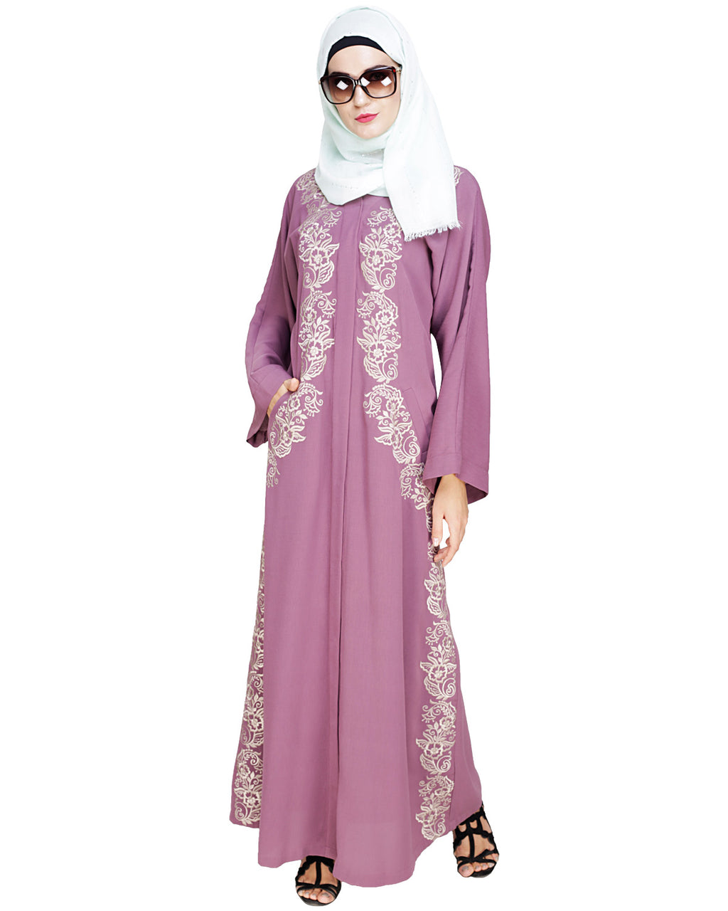 Astonishing Embroidered Dubai Style Abaya