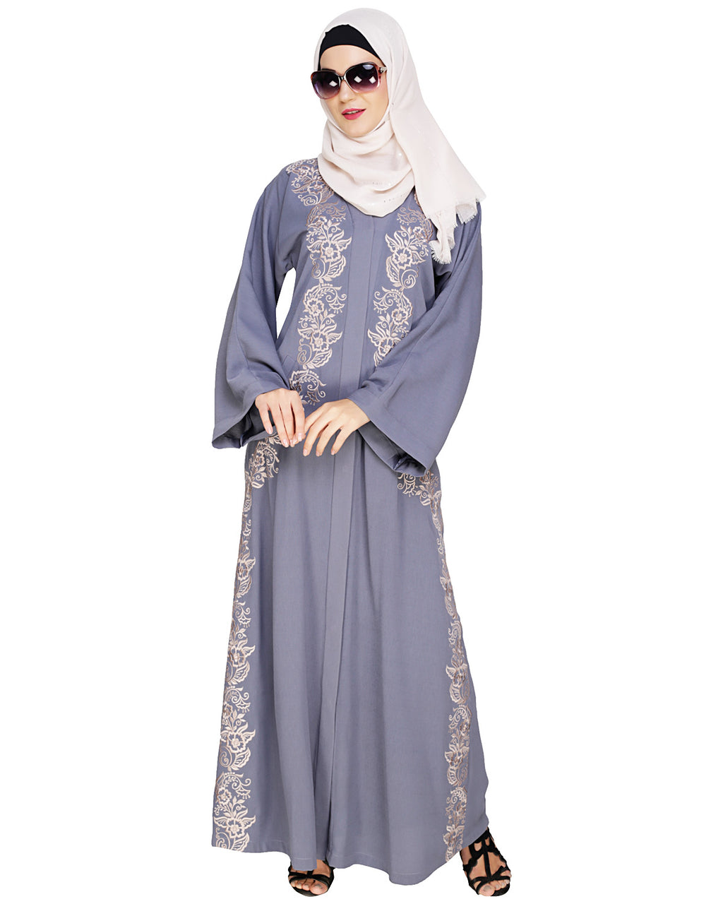 Astonishing Embroidered Dubai Style Abaya