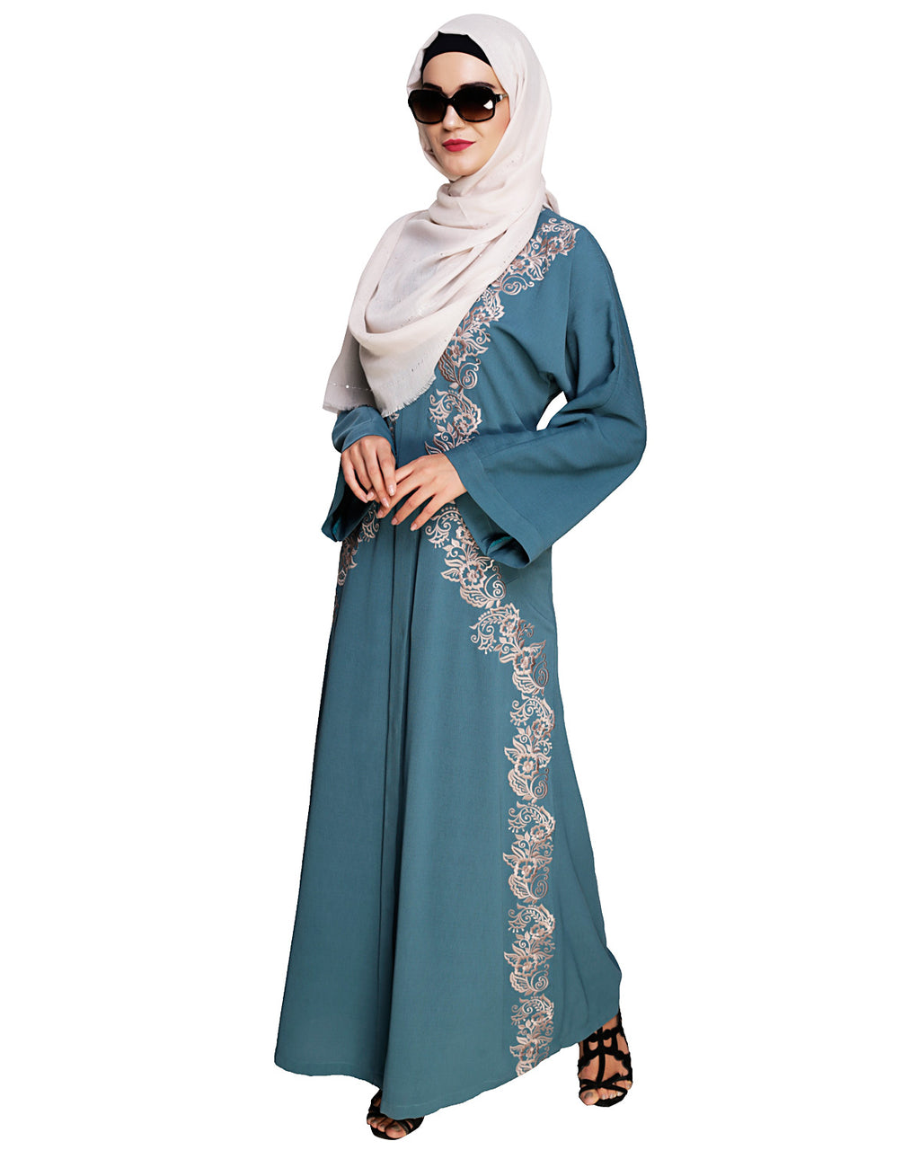 Astonishing Embroidered Dubai Style Abaya