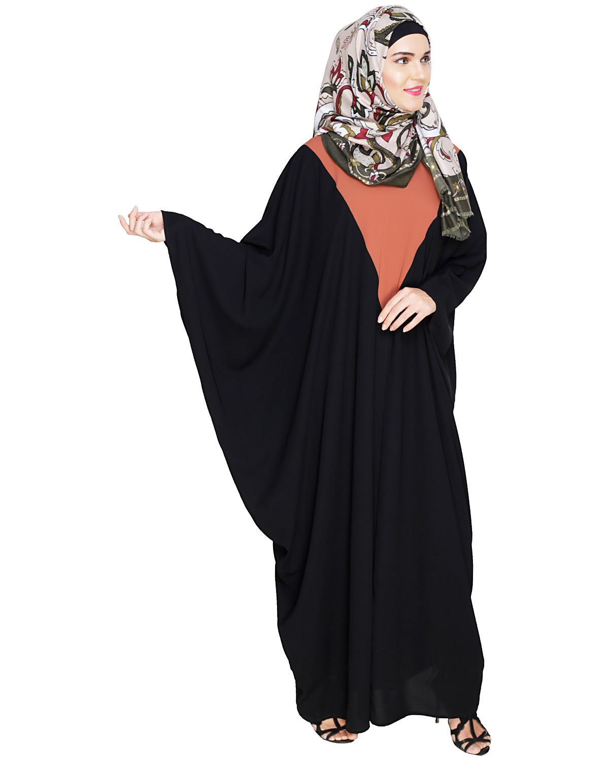 Colour Blocked Kaftan