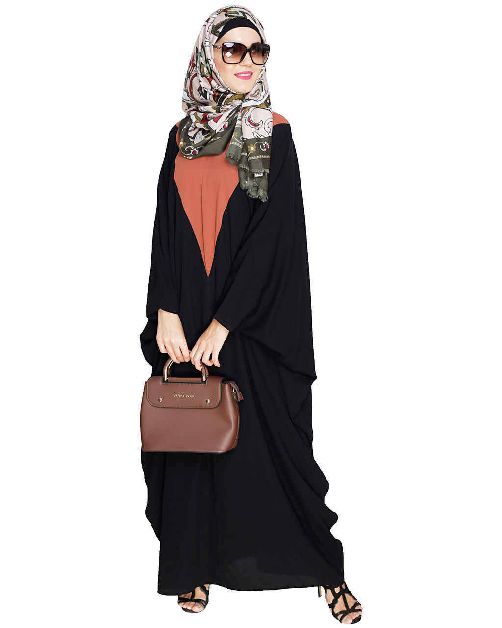 Colour Blocked Kaftan