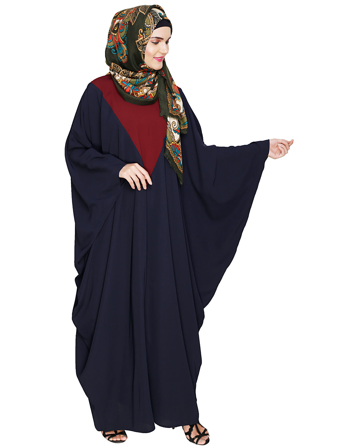 Colour Blocked Kaftan