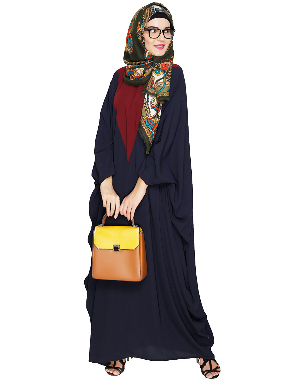 Colour Blocked Kaftan